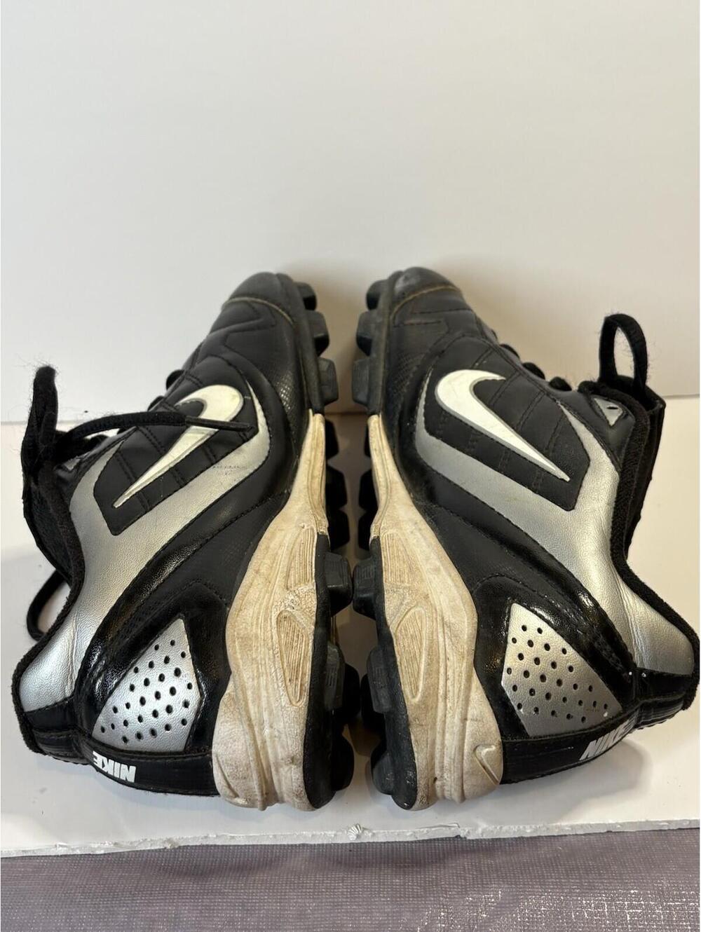 Nike Youth Keystone Baseball Softball Cleats 375561-011 2Y Black White Junior - Picture 5 of 6